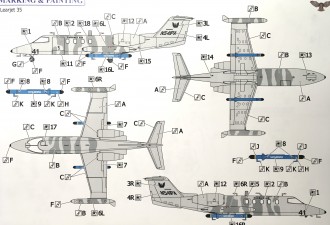 Макети  Learjet 35 (re-release)