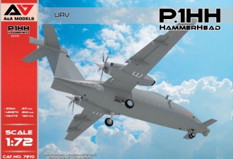 Макети  P.1HH HammerHead UAV (2nd flying prototype)