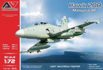 Макети  Hawk 208 light fighter (Malaysian A.F.)