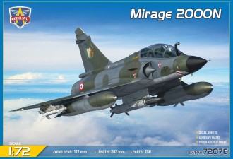 Scale model  Mirage 2000N with ASMP missile
