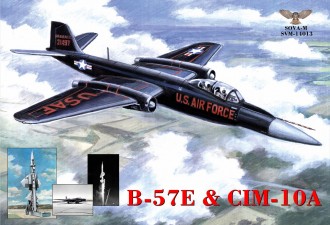 Scale model  B-57E+CIM-10A missile ("2 in 1" set)