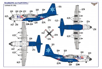 Макети  EC-130Q  research aircraft