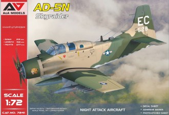 Макети  AD-5N "SkyRaider" night attack aircraft