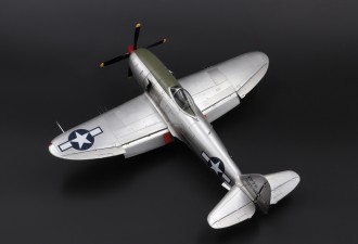 Scale model  XP-72 experim.fighter (four-bladed prop.)