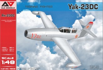 Макети  Yak-23 DC training fighter