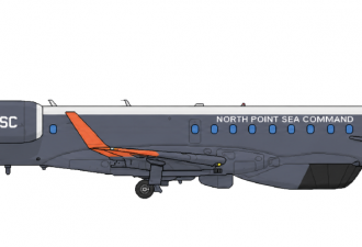Scale model  EMB-145/P-99 (North Point See command)
