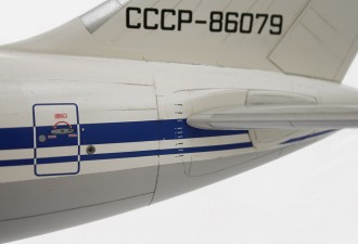 Scale model  Ilyushin IL-86 wide-body airliner