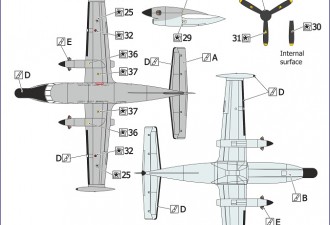 Scale model  P-95B  Bandeirulha (Brazil liveries)