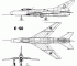 Макети Ye-50 experimental interceptor with rocket engine