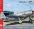 Scale model XP-72 experim.fighter (four-bladed prop.)