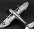 Scale model XP-72 experim.fighter (four-bladed prop.)