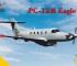 Scale model PC-12M "Eagle" utility turboprop aircraft